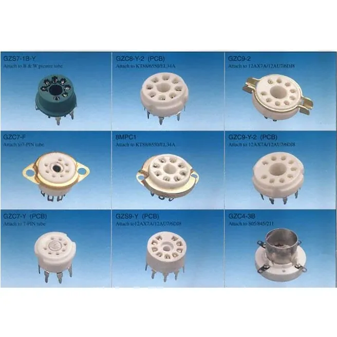 9 pin tube sockets Vacuum tube accessories