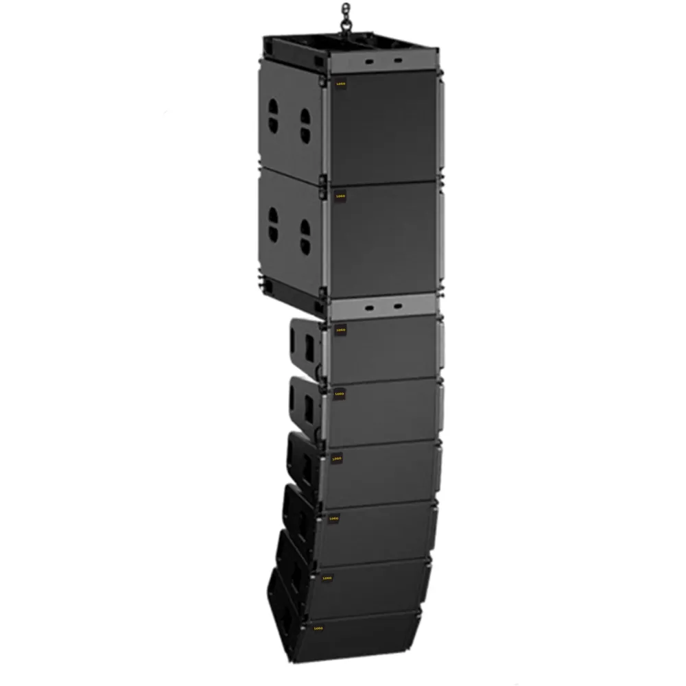 DY-VRS32 High-quality Line Array Subwoofer, 18" Front and 14" Rear Line Arrays