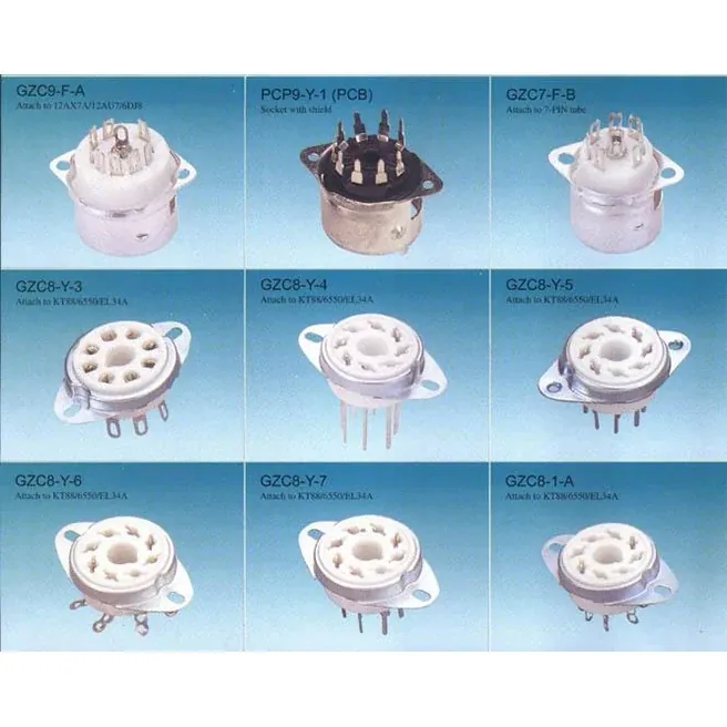 8 pin tube sockets Vacuum tube accessories